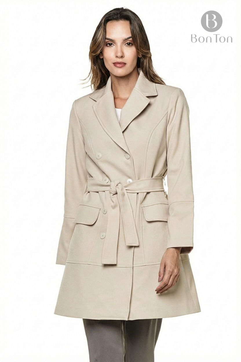 Casaco Pea Coat - Padrão Alfaiataria