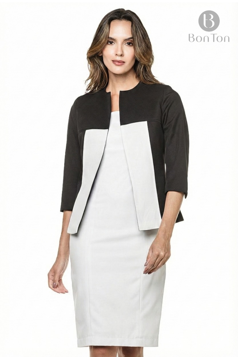 Conjunto Spencer com Vestido Modelo Clássico