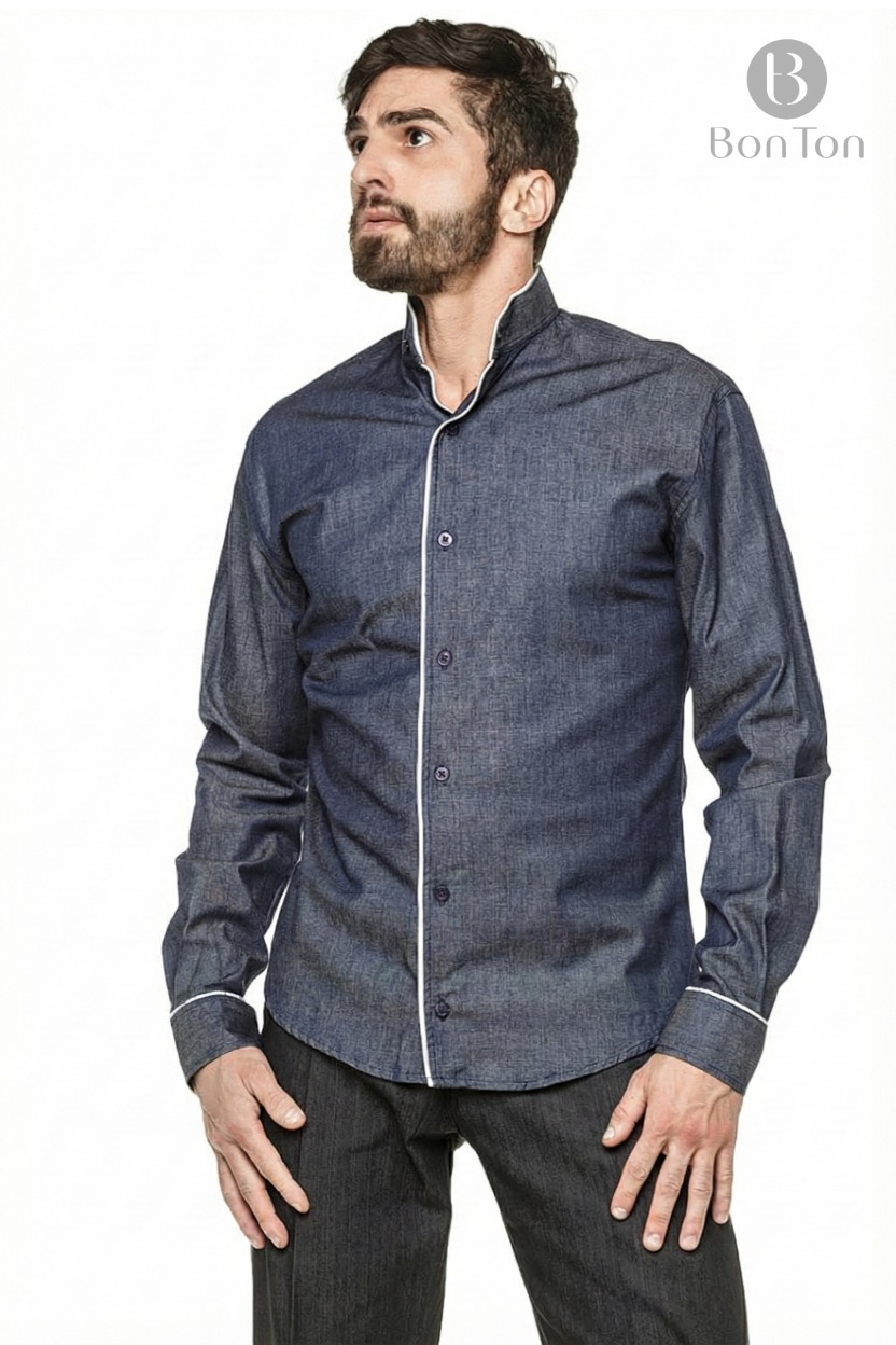 Camisa Jeans - Padrão Camisaria